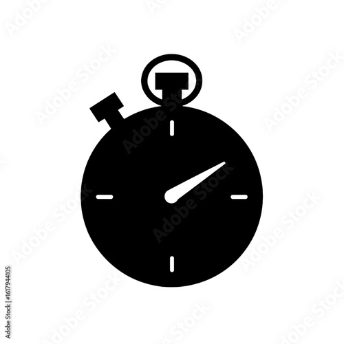 A classic stopwatch for time measurement.