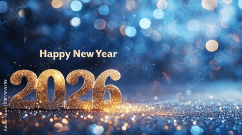 Celebrate New Year 2026 with shimmering decorations and festive vibes