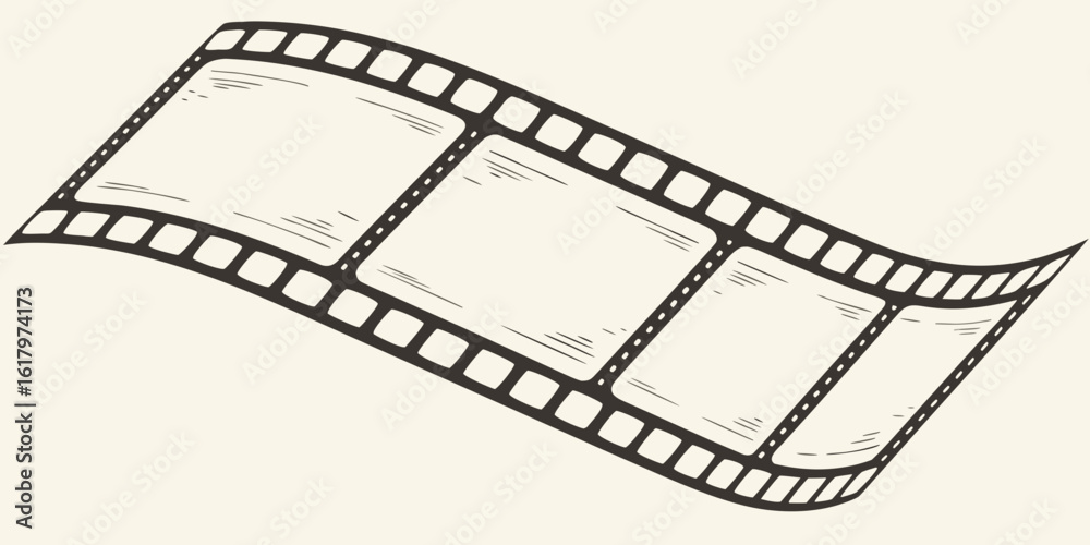 Fototapeta premium old film strip