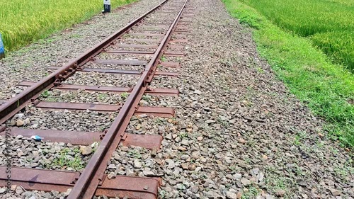 THE TOURIST RAIL RAIL ALONG RAWA PENING IS STILL OPERATING SOLIDLY