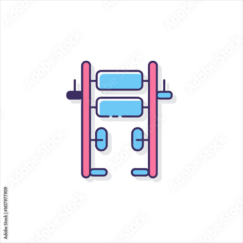 Gym equipment stands ready in the outdoor park, inviting fitness enthusiasts to engage in invigorating workouts on a bright sunny day.