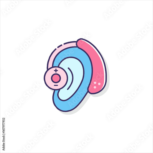 Hearing aid assists person with hearing loss in modern world, promoting inclusivity and accessibility for individuals with disabilities.