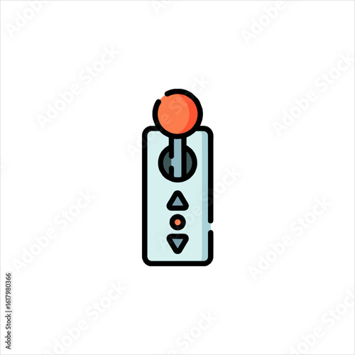 Control Lever With Slider Knob