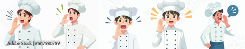 chef character vector is shouting