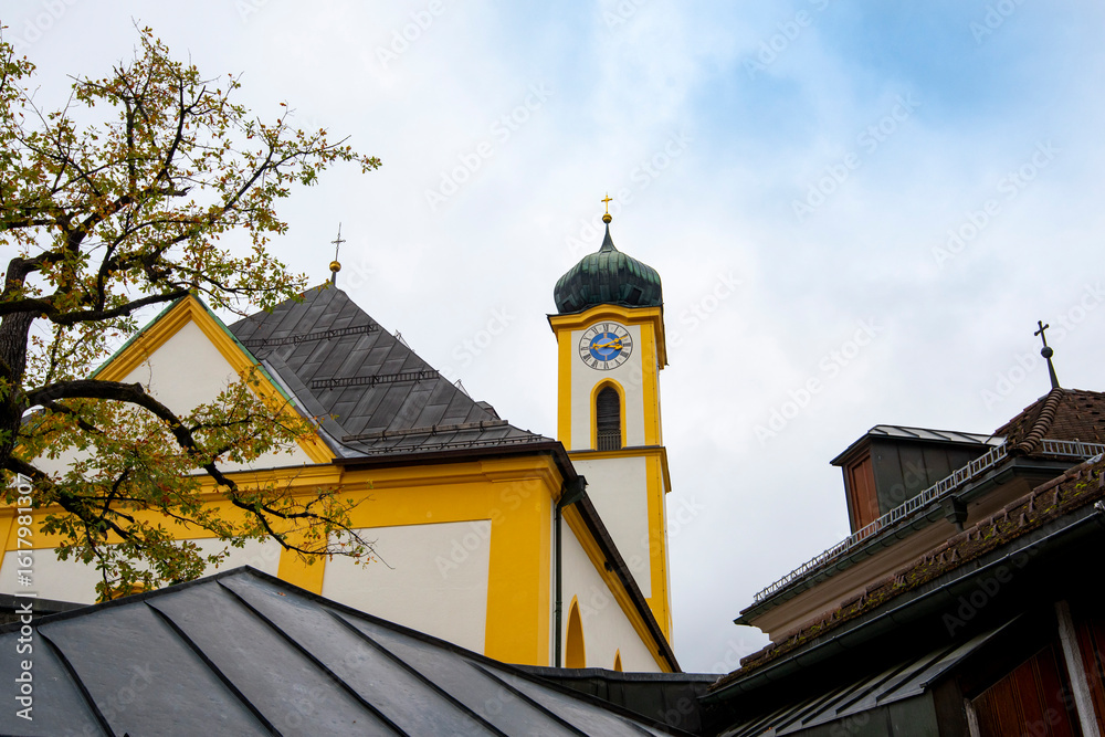 Fototapeta premium Parish Church of St Vitus in Kufstein - Austria