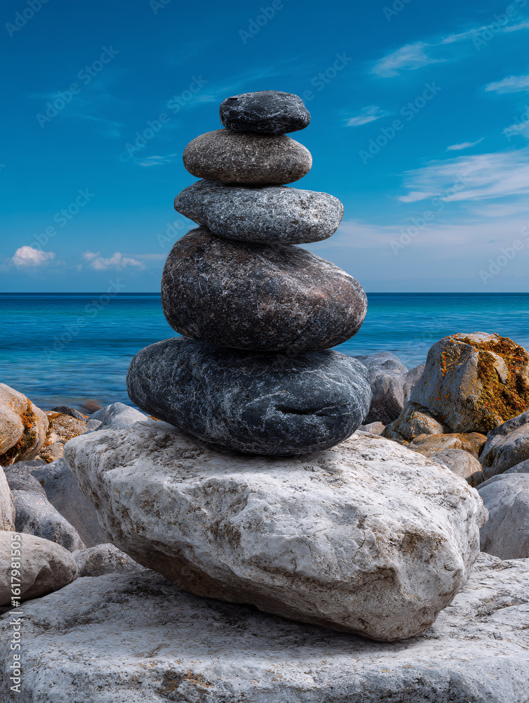 Harmony in Stillness: Balanced Rocks Symbolizing Life's Equilibrium and Spiritual Serenity
Harmony in Stillness: Balanced Rocks Symbolizing Life's Equilibrium and Spiritual Serenity