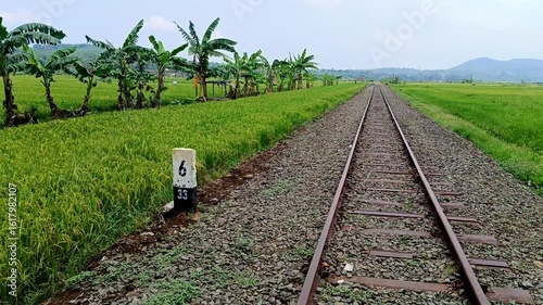 THE TOURIST RAIL RAIL ALONG RAWA PENING IS STILL OPERATING SOLIDLY