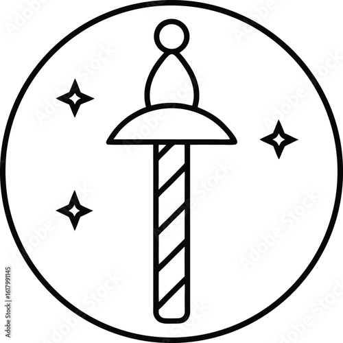 north pole sign icon on transparent background