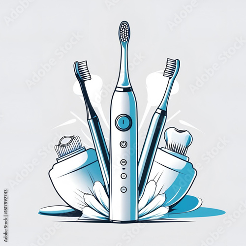 Electric Toothbrush SVG – Modern Dental Care SVG 