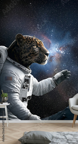 leopard in the night