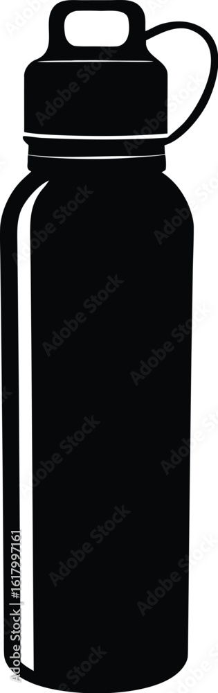 vector illustration of a bottle of milk vector illustration of a bottle of milk