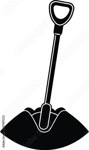 Mop Silhouette Vector