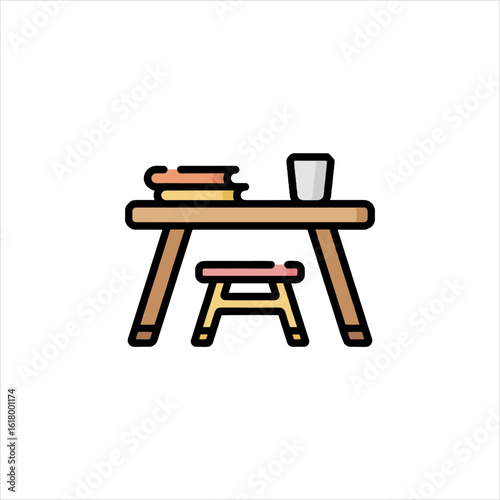 School Desk Icon