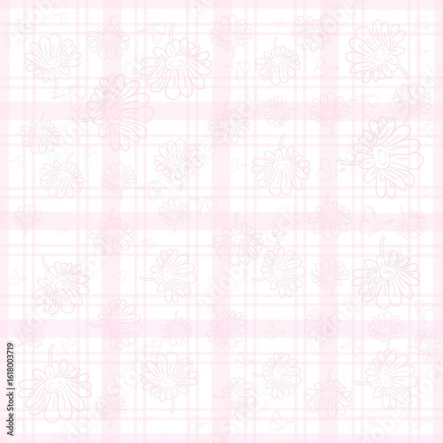 “Pastel floral and nature-inspired background with a soft and gentle tone”
