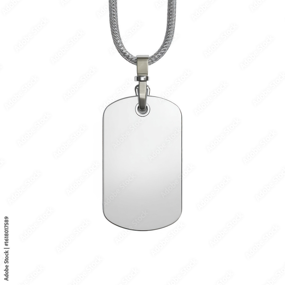 Fototapeta premium Blank Dog Tag [Transparent Background PNG]