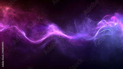 Abstract purple pink energy flow background dynamic glowing cosmic design