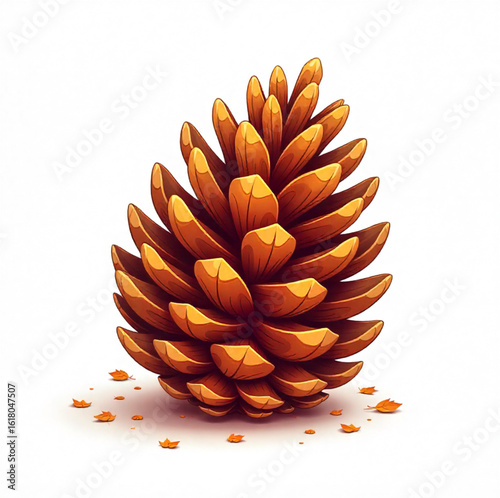 Autumn pine cone