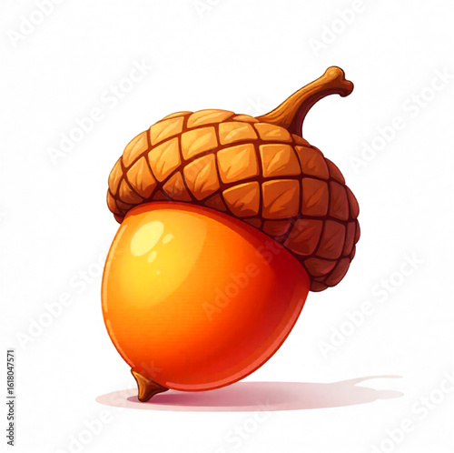 Autumn oak acorn