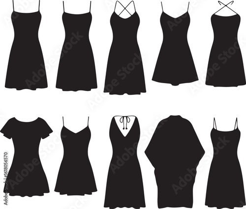 Black Dresses Collection silhouettes fashion