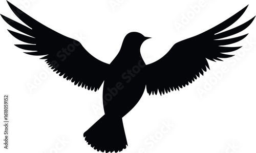 black bird silhouettes for design projects