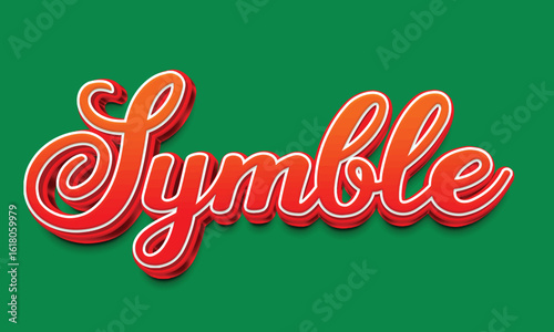 3d text effect