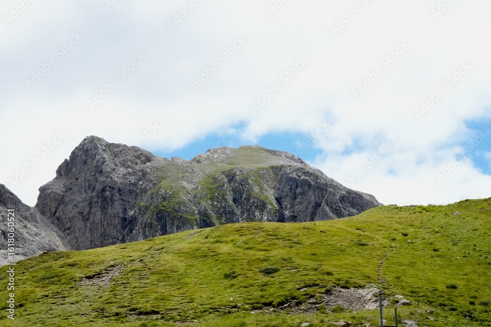 Fototapeta premium mountain landscape with clouds