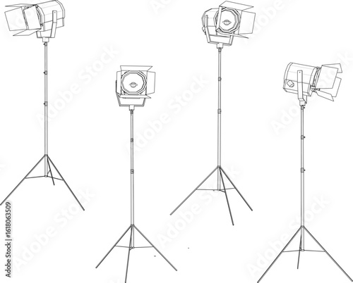 vector design vector illustration of camera equipment for shooting