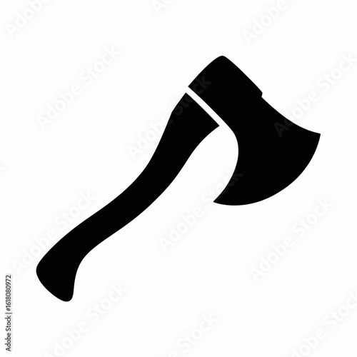 Axe Icon Silhouette Design