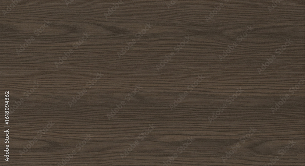 Obraz premium Ultra HD 8K Close-Up of Dark Harma Ash Finish (Photorealistic Texture). Dark wood textures Illustration.