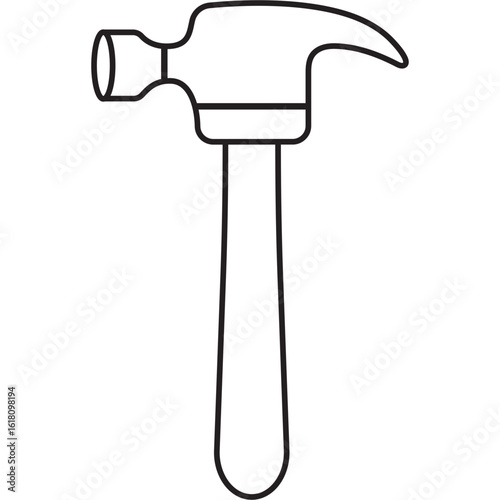 Construction Tool Line Illustration