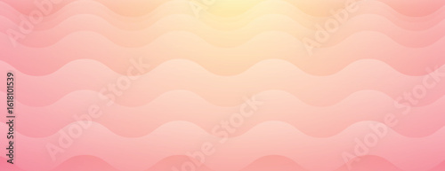 A wavy background with a gradient style, featuring soft pink and yellow hues. The background has a smooth, flowing texture with pink and yellow tones. Minimal abstract wavy gradient vector background