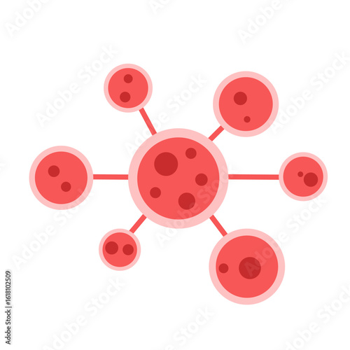 cancer tumor cell developing concept