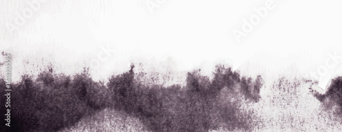 Abstract background with a textured, watercolor style. Black and white background with a soft, smoky effect. Monochrome background. Minimal watercolor paint texture background vector