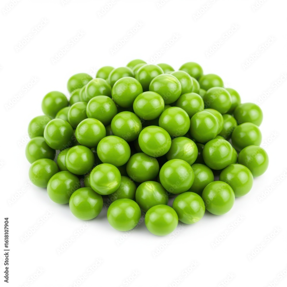 Pile of fresh green peas on white background food vegetable Pile of fresh green peas on white background food vegetable