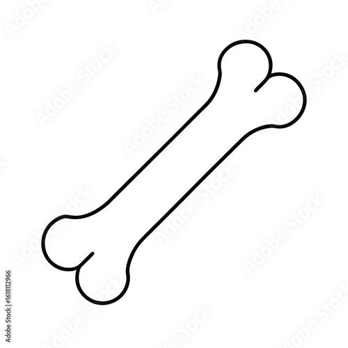 dog bone on white background