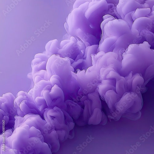 Luminous Purple Smoke Abstract Background