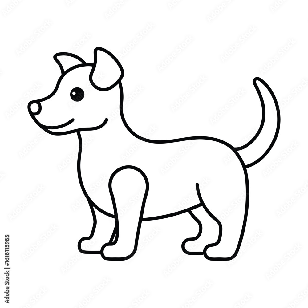 Fototapeta premium dog toy vector art