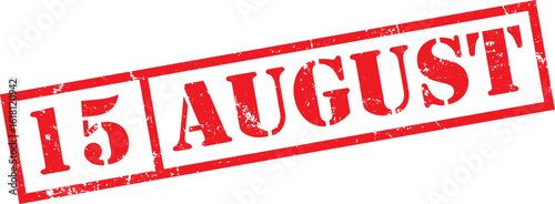 Grunge stamp August 15