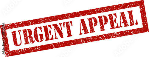 Grunge stamp urgent appeal