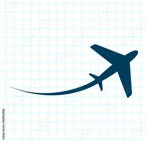 Vector illustration on a checkered background.