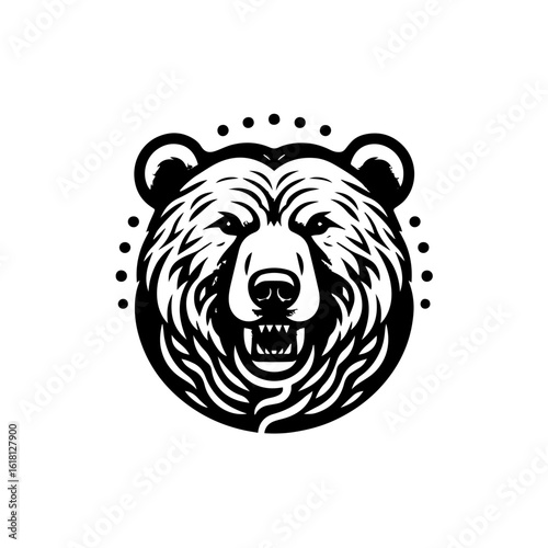 vector illustration of a bear