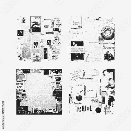 pieces of advertisements paper texture pieces of gazette on background template web design project