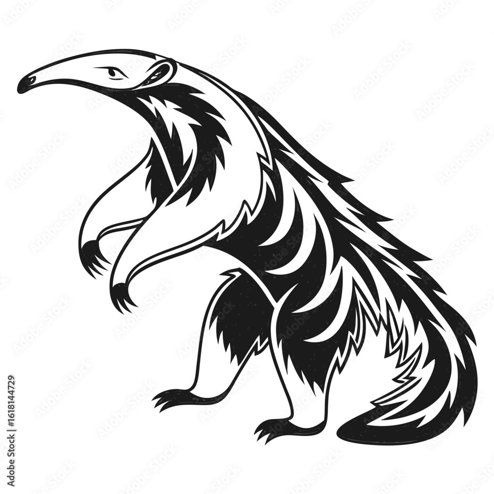 Obraz premium eagle tattoo vector