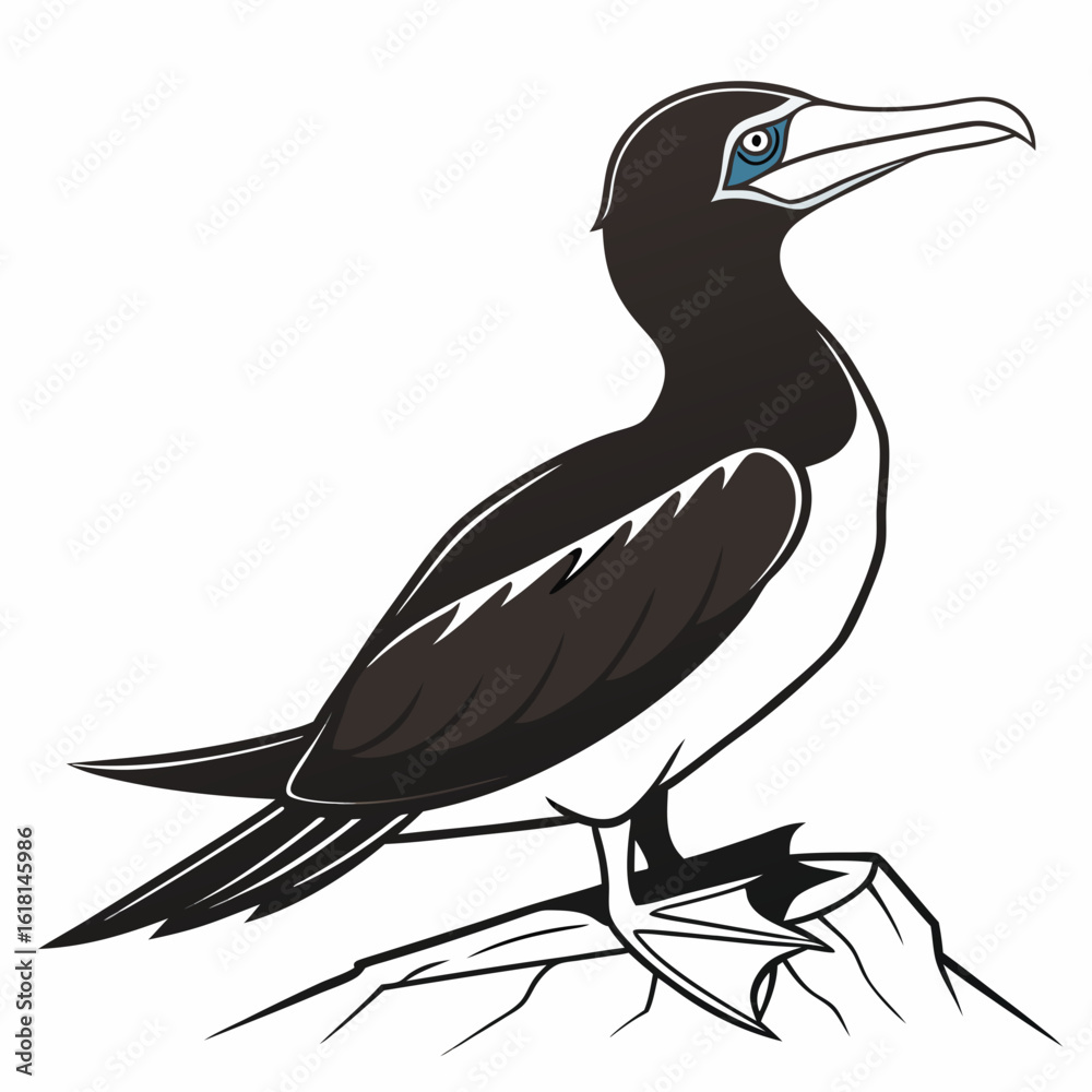 Obraz premium heron on a branch