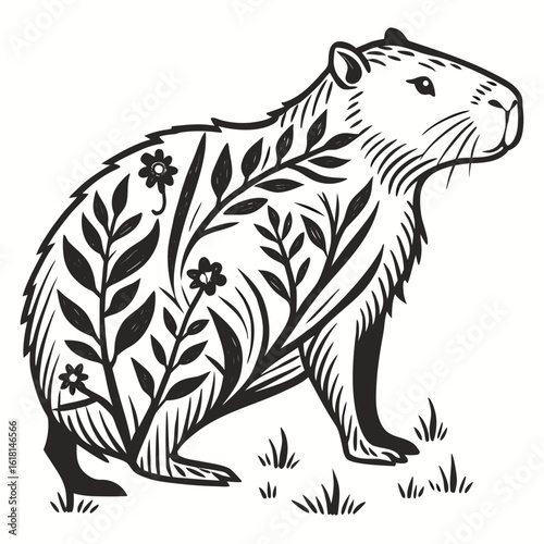 silhouette of a bear