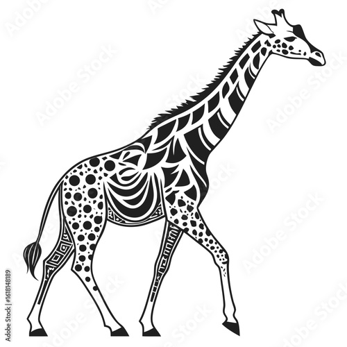 giraffe vector illustration