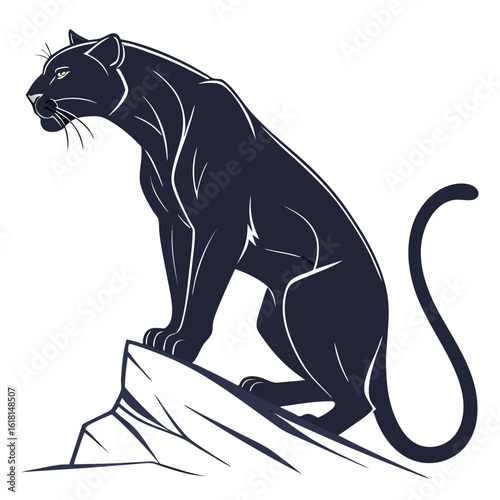 black panther vector