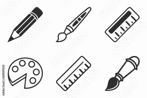 set of icons