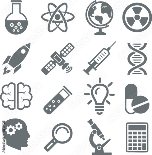 medical icons set