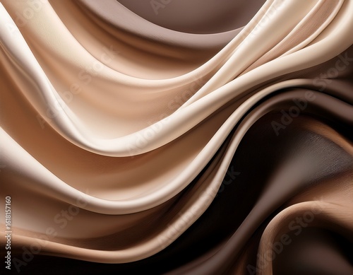 black dark light pastel dusty pale soft brown sepia beige nude white abstract background silk satin fabric curtain drapery flowing line stripe color gradient beautiful elegant